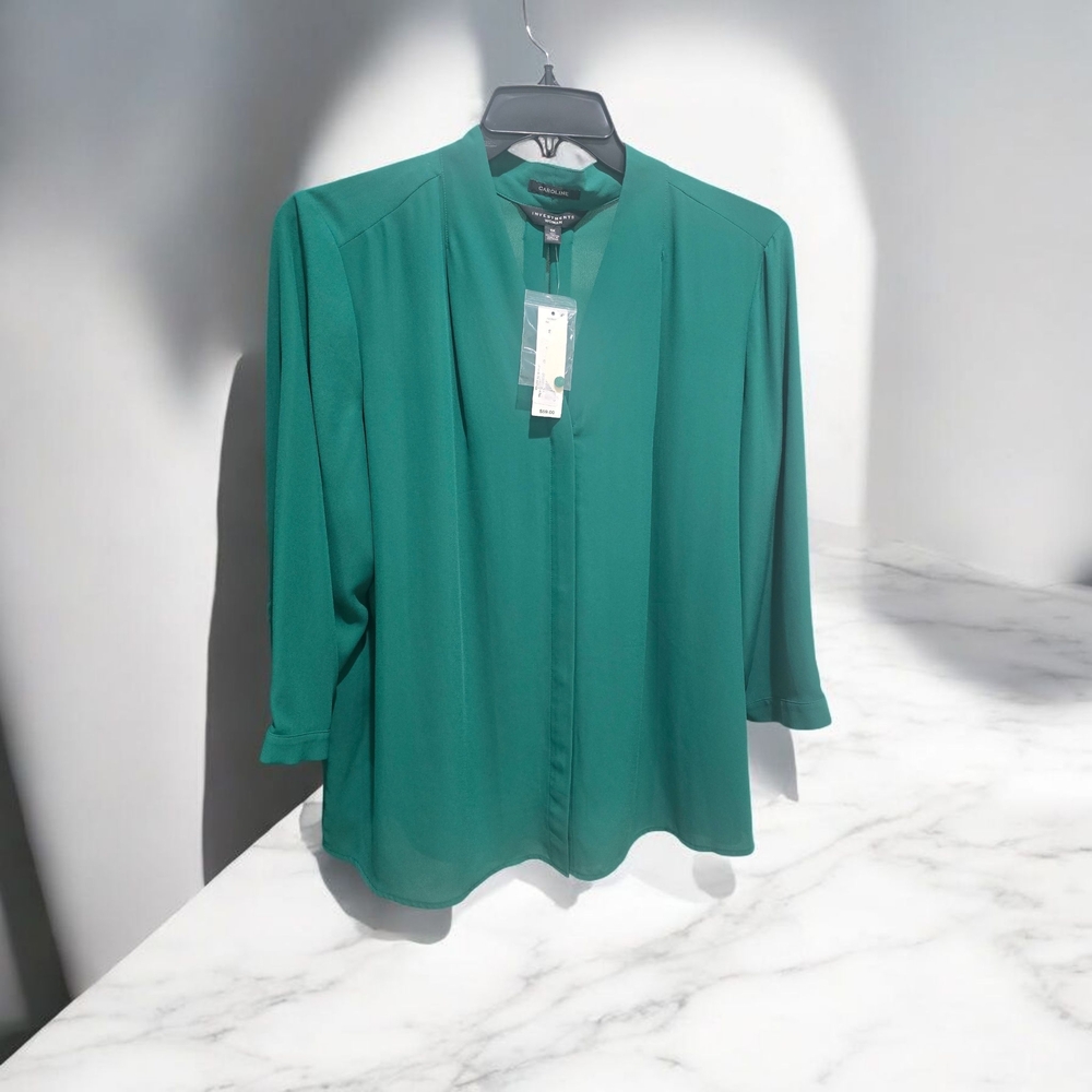 Investments - Elegant Green Women's Top